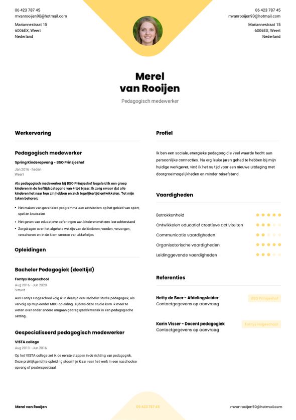 Starter CV