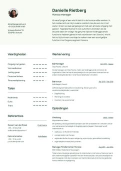 Kies voor template Wheaton en maak een professioneel cv